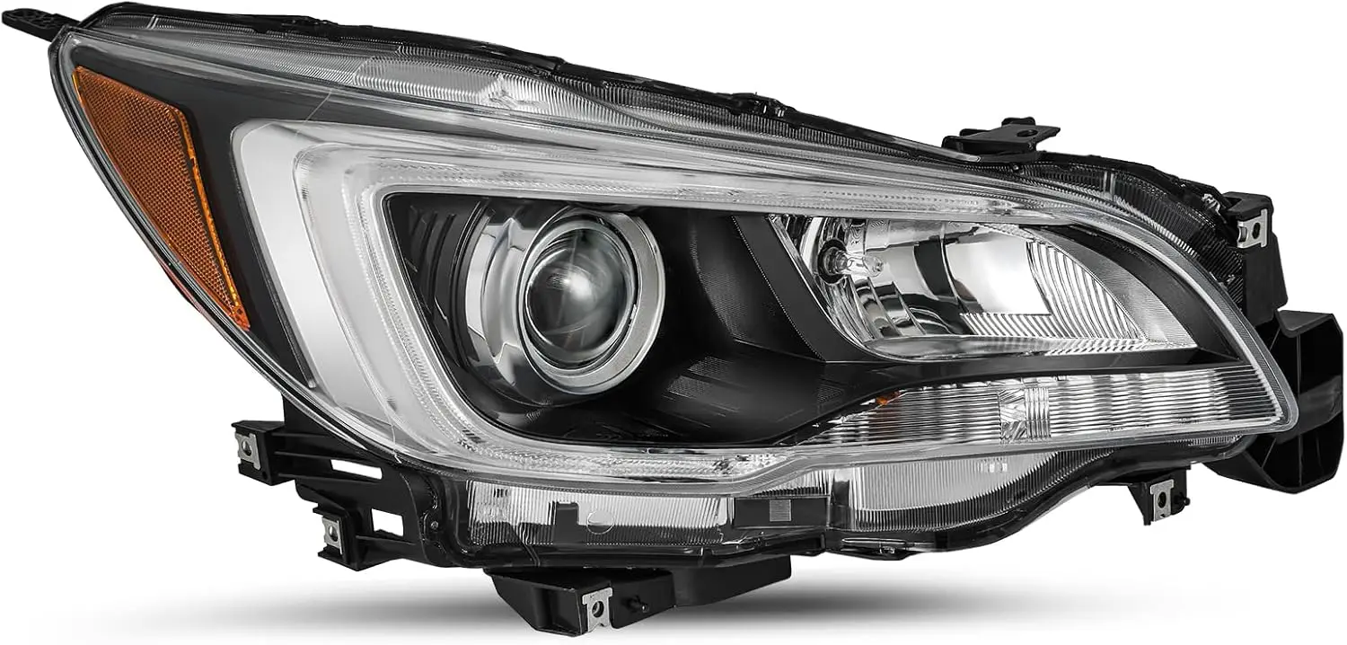 

Фара в сборе, совместимая с галогенной фарой Subaru Outback 2015-2017, черная рамка со стороны пассажира