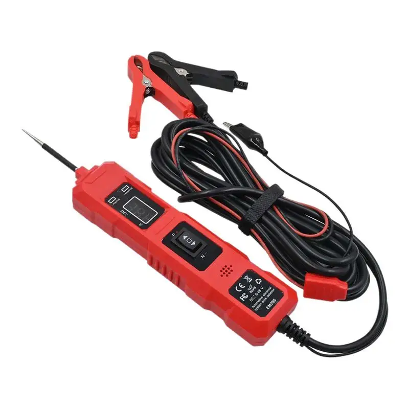 Tester per fusibili Tester per fusibili per auto automobilistiche Tester per sonde Tester per test da 36 Volt Strumenti per sistemi elettrici leggeri Multifunzionale automobilistico corto