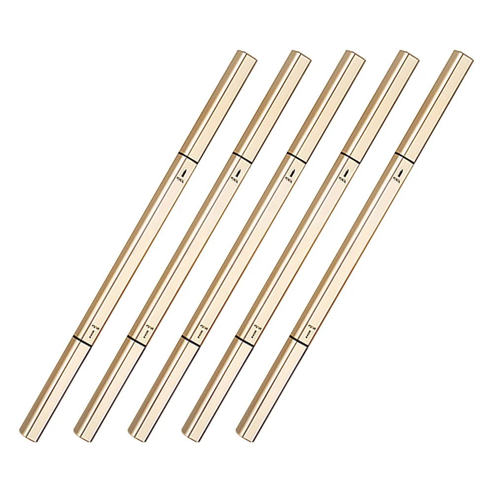 

5Pcs Xiaojintiao Eyebrow Pencils Double-Head Waterproof Anti-Perspiration Long-Lasting Natural Makeup Portable Eyebrow Pens