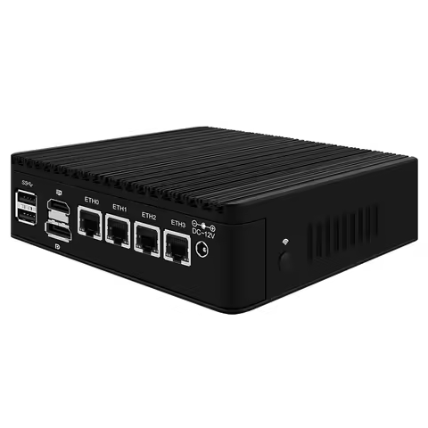 Topton Fanless Mini PC X2C Affordable Edition 12th Gen i3 N305 N100 DDR5 2*PCIE 4xi226-V 2.5G Proxmox mini Host Firewall Router