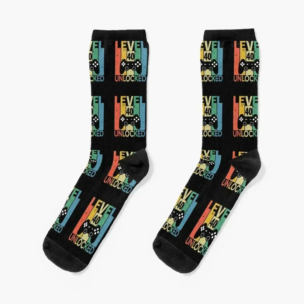 level 40 unlocked Socks Stockings essential halloween Boy Socks Women's