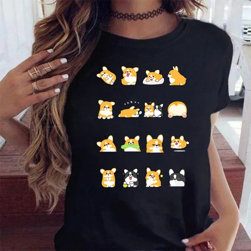 

Women's Plus Size T-shirt Graphic Short Sleeve Clothing Top, Loose and Casual, Soft and Comfortable Breathable, Outdoor Sports