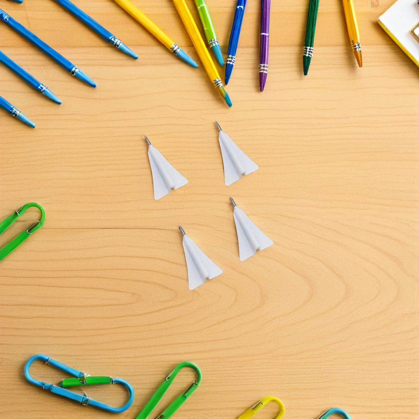 18Pcs Airplane Shaped Push Pins Cute Thumb Tacks for Notice Board Craft Display Corkboard Decorations Soft Board Pins