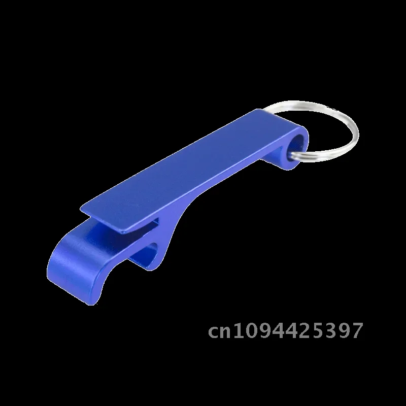 Lot 100pcs Free Customized Aluminium Portable Can Opener Key Chain Ring Can Opener Restaurant Promotion Giveaway  Logo Gifts