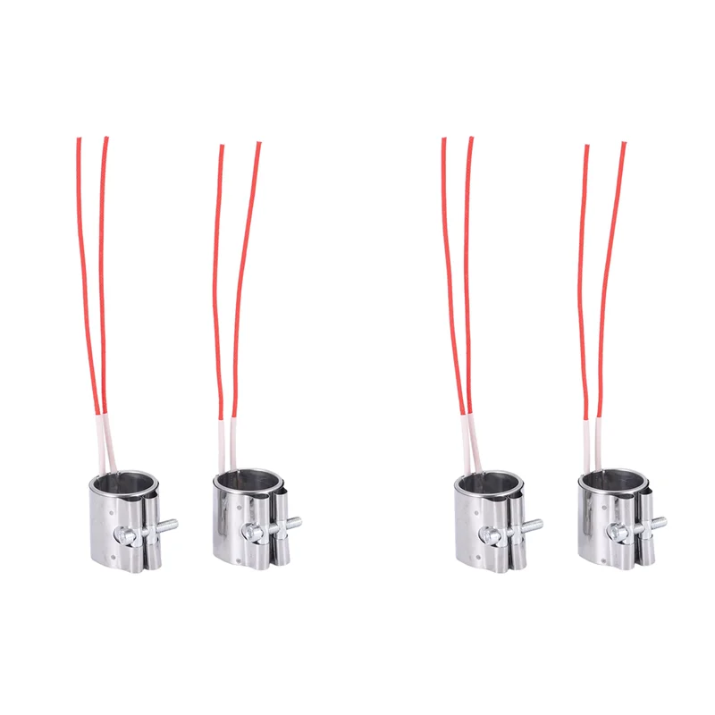 4 قطعة/الوحدة الميكا الفرقة سخان 35X45 مللي متر 110 فولت 150 واط الفولاذ المقاوم للصدأ عناصر التدفئة لآلة حقن البلاستيك-ABPX