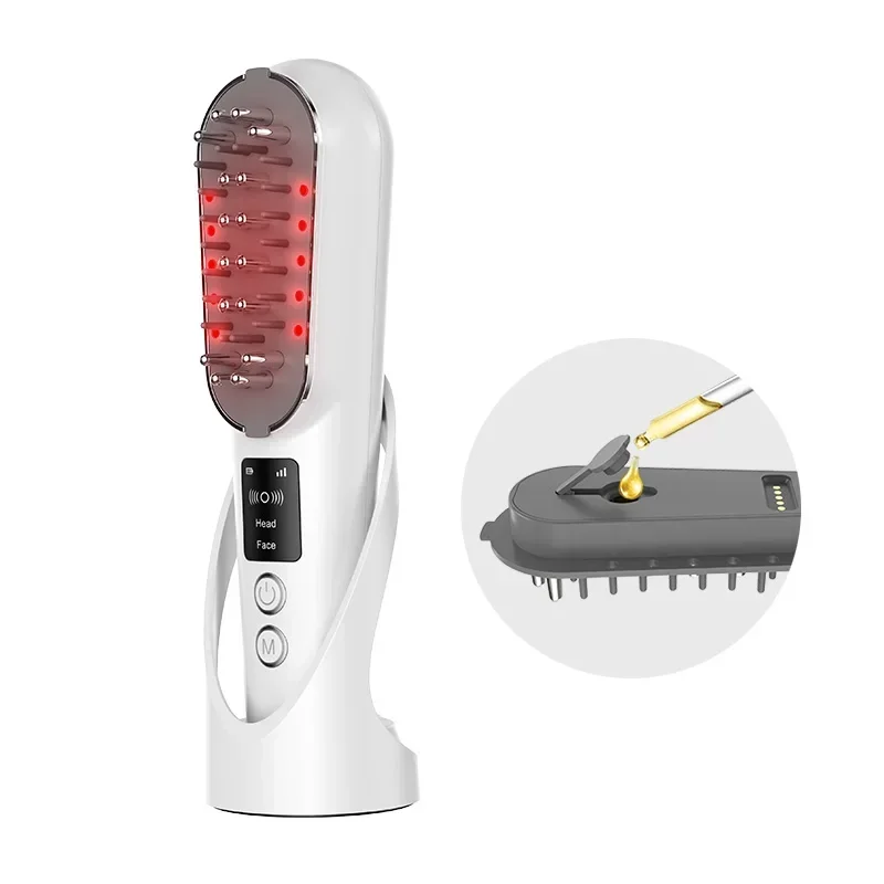 

L ase r Healthy Hair Comb Micro-current Multifunctional Medicine Massage Hair Protection Comb Massage Light Hair Growth