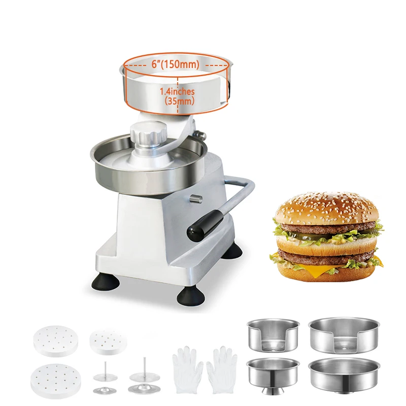 

Manual Meat Mold Changeable Sausage Press Patty Maker Home Use Food Product Making Machines