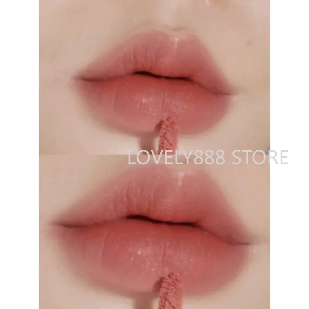 Korean Girlcult Love Story Lipstick Shimmer Rose Beige Lip Cream Long-lasting Nude Lip Glaze Matte Aromatic Makeup Cosmetics