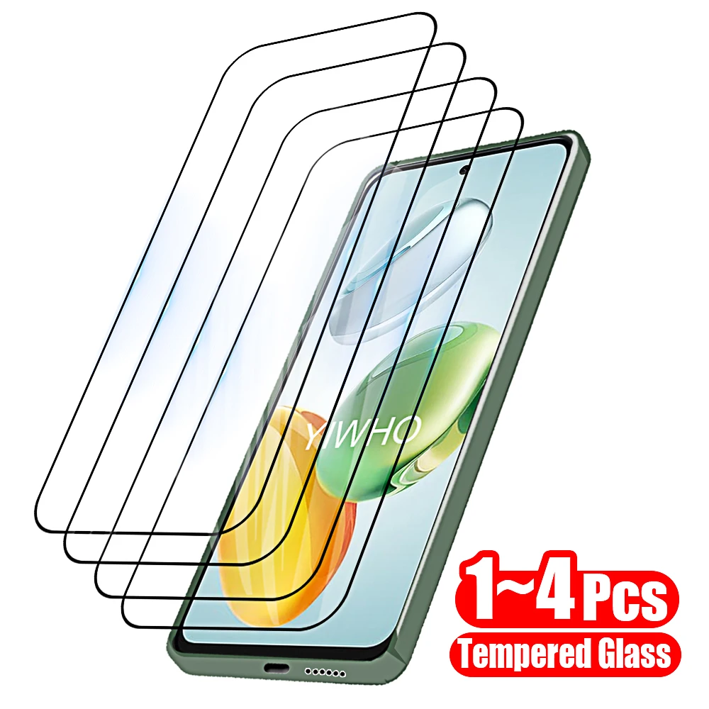 1-4pcs Protective Glass for Huawei Honor X7c X8b X7b X6b X7a X6a X8a Tempered Glass Screen Protectors for X7 X5 X8 X6 A B C