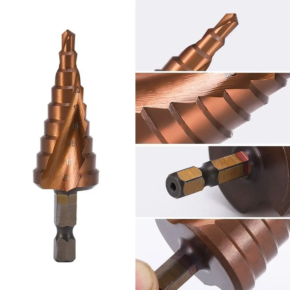 M35 Cobalt HSS Step Drill Bit Multi-function Metal Drill Hole Opener Practical  Drilling Tools for Stainless Steel Punching