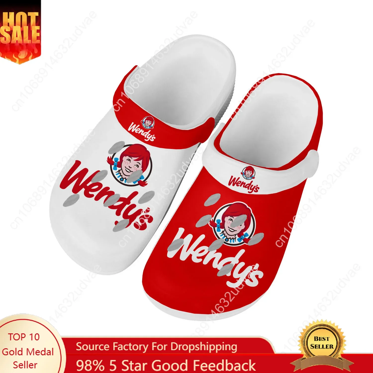 

Wendy's Water Shoes Mens Womens Comfortable Fashion Home Garden Clogs Customizd Sandals Beach Breathable Hole Slippers
