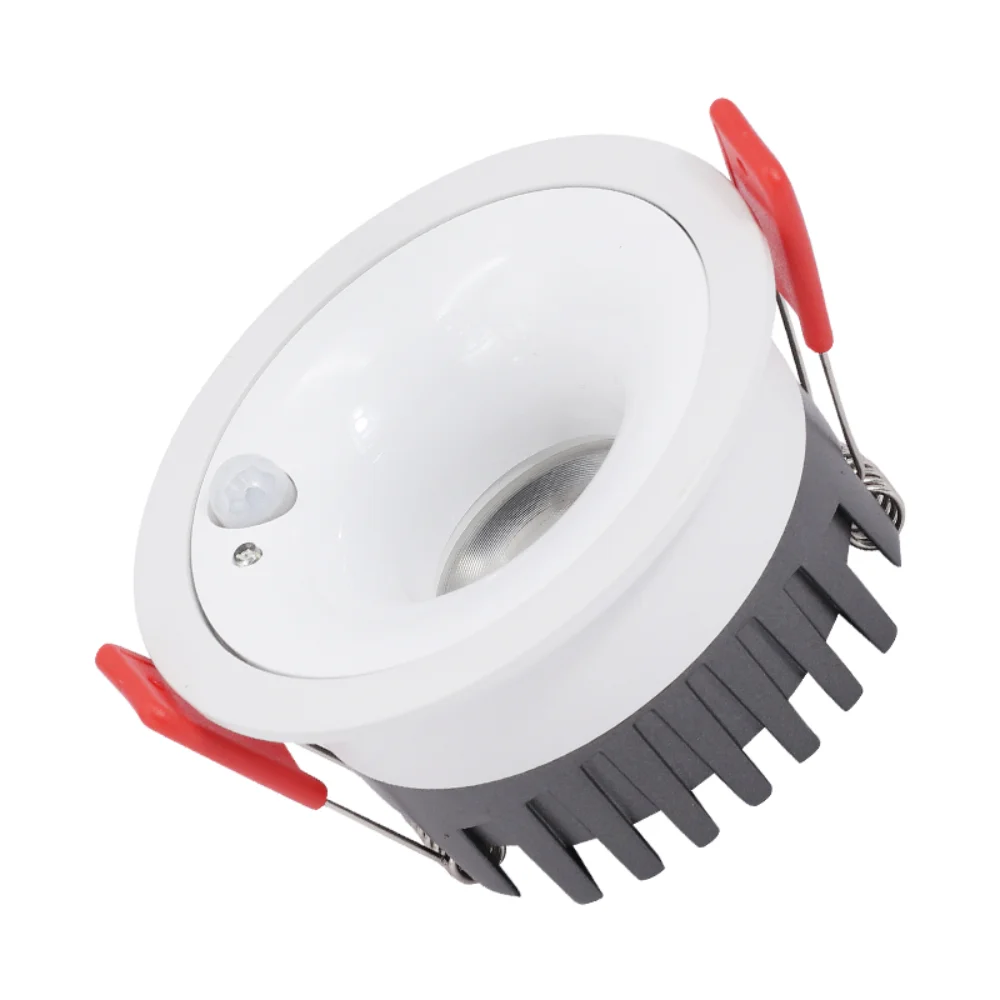 

9W Motion Sensor LED Ceiling Light Embedded Downlight for Home Porch Aisle Corridor Staircase Interior Decoration