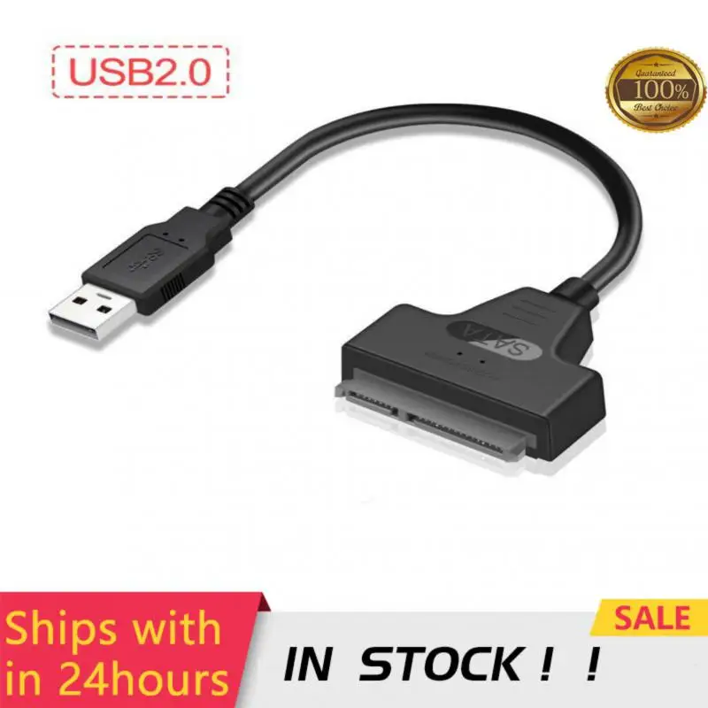 2022 USB Sata Cable Sata To USB 2.0 Adapter Computer Connectors Usb Sata Adapter Cable Support 2.5 Inches SSD Hdd Hard Drive