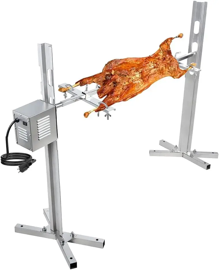 

Гриль для барбекю, гриль для жарки до 220 фунтов, гриль для жарки свиней, гриль для жарки, сверхмощный гриль для бриджей, ягненка