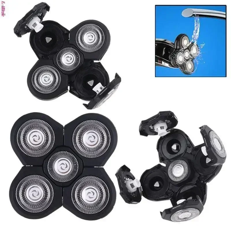 남성용 전기 면도기 키트, 5D 면도날 교체, 5 개의 면도 헤드 블레이드