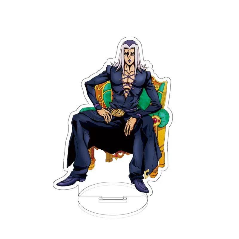 أنيمي جوجوس مغامرة غريبة الأصالة أدوات المائدة الديكور الاكريليك حامل نموذج لوحة الشكل عرض مكتب أصدقاء الأولاد الهدايا #5