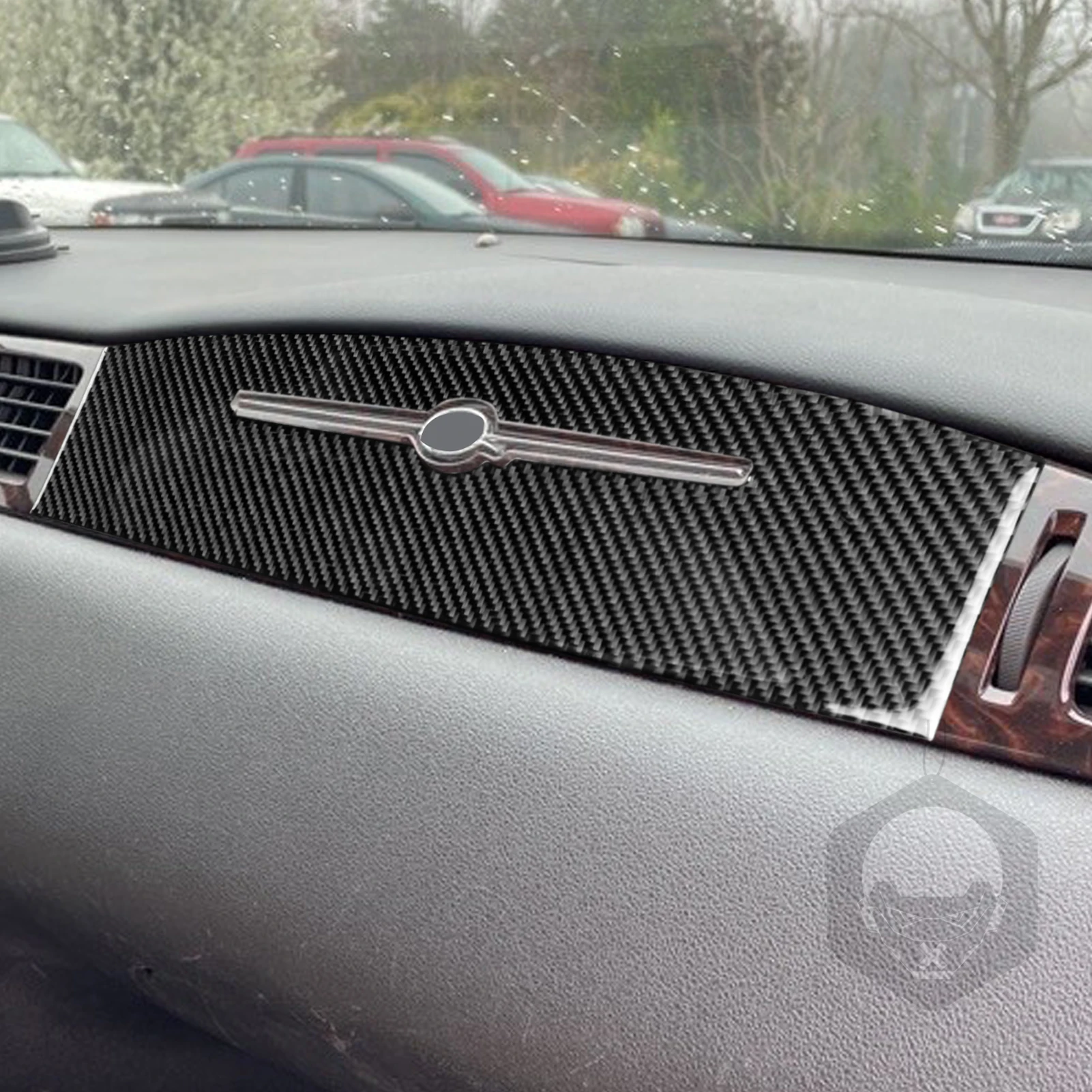 

For Chevrolet Impala 2006-2013 Carbon Fiber Co-pilot Dashboard Panel Instrument Trim Cover Car Accessories Decoration Sticker