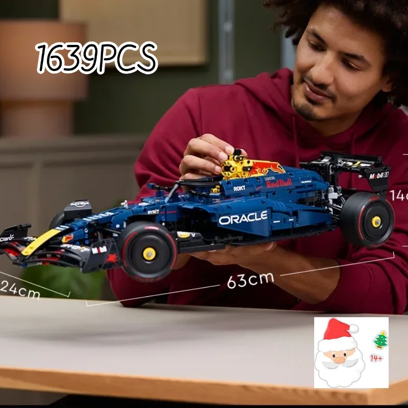 Blocs de construction mécaniques 42206, 1639 pièces, ensemble de modèles d'assemblage de course de formule RB20, jouet pour garçon adulte, cadeau de noël, nouveauté 2025