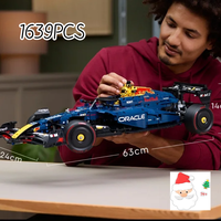 2025 New 42206 Mechanical Building Blocks 1639pcs RB20 Formula Racing Assembly  Model Set Adult Boy Toy Christmas Gift