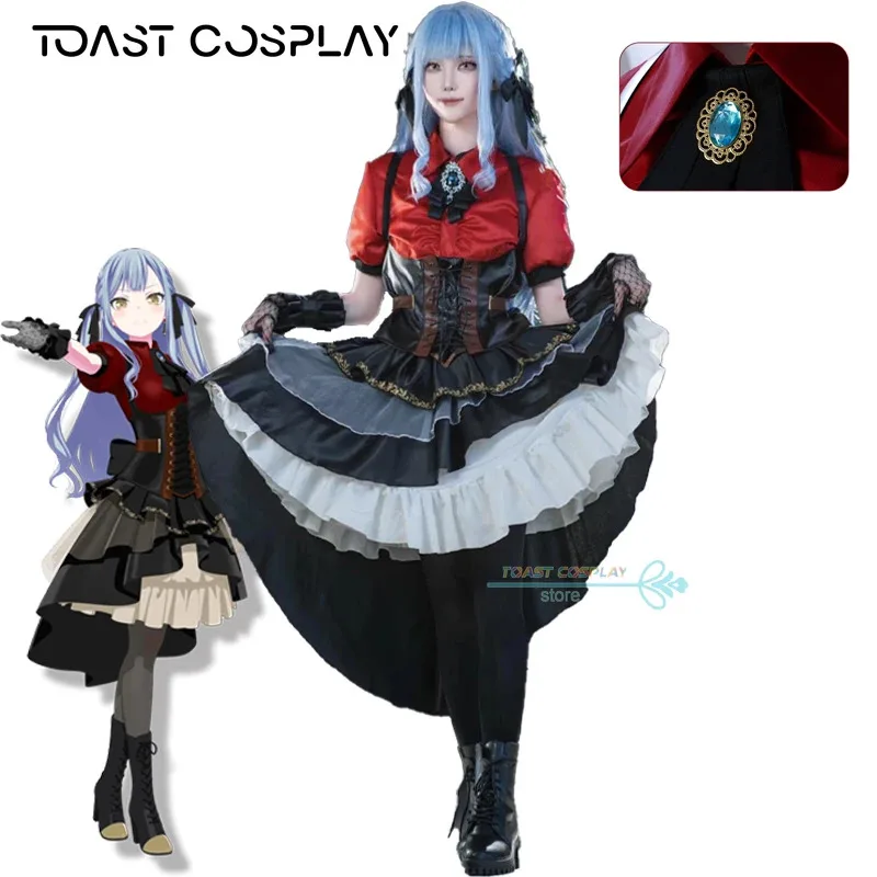 

Togawa Sakiko Cosplay Game BanG Dream Togawa Sakiko Cosplay Costume Party Role Play Halloween Dress Uniform