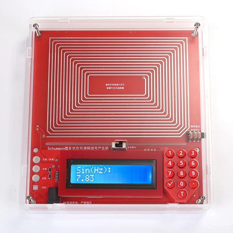 Schumann Wave Generator 0.1Hz~99999Hz Adjustable Pure Sine Wave Frequency Signal Generator Sleep Machine