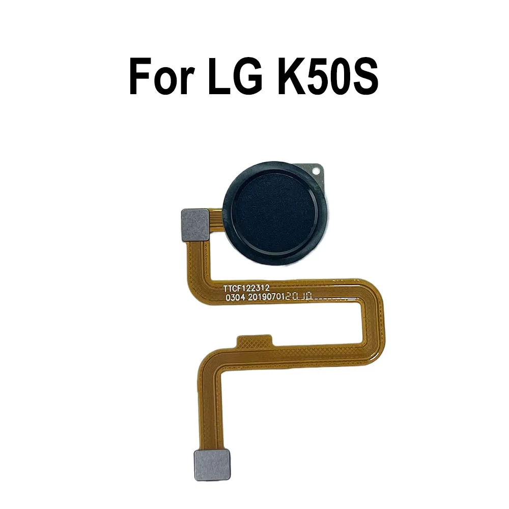 org Home Power Button For LG K50S LMX540HM LM-X540 LM-X540BMW Touch ID Fingerprint Sensor Flex Home Menu Button Flex Cable