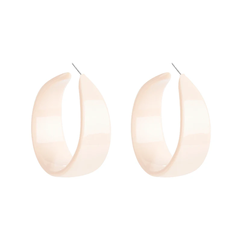 

C-shaped European and American exaggerated earrings, atmospheric fashion personalized earrings