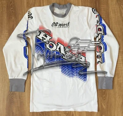 2026 هوندا فريق دراجة نارية رياضية على الطرق الوعرة دراجة نارية الملابس الأزواج موضة عادية الأبيض تنوعا Y2K القمم التجفيف السريع #1