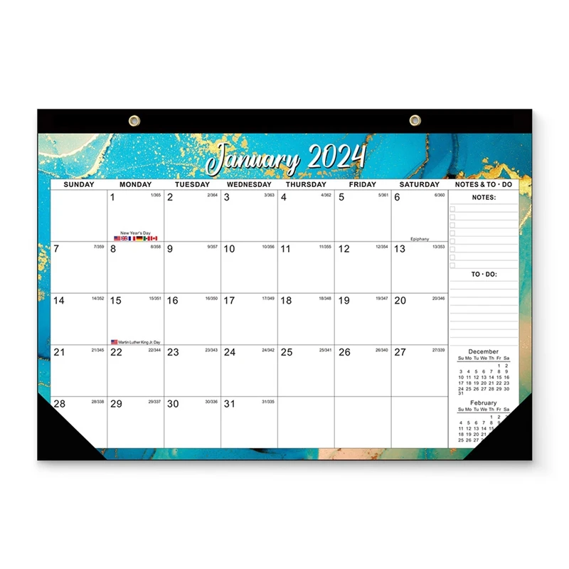 

2024 Calendar Doodle Hanging Wall Calendar Desk Calendar 16.9X12 Inches Easy Install Easy To Use