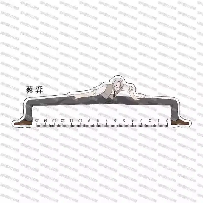 Cosplay Costume 3D Cartoon Accessories Game Tears of Themis Marius Artem Anime Character Measuring Ruler Halloween Gift - Image 4