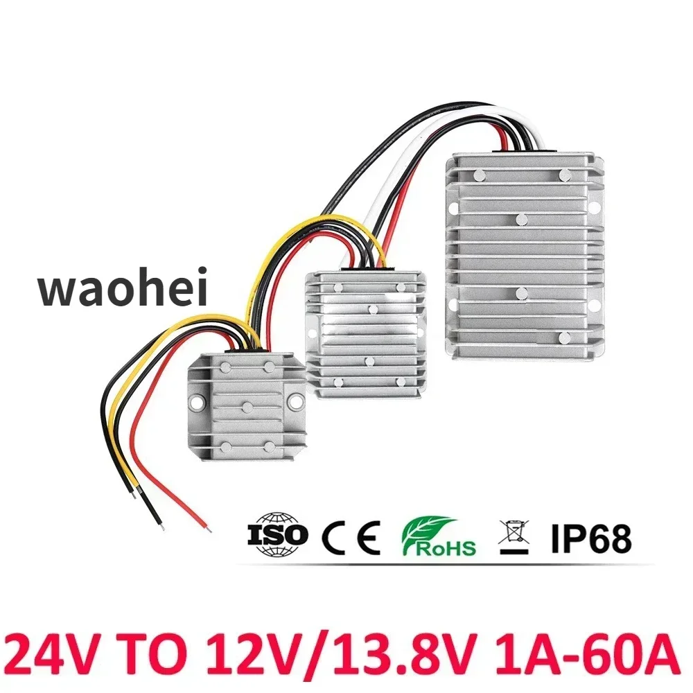 

24V to 13. 8V 5A 10A 20A 30A 40A 50A 60A volt Buck Regulator DC DC Converter Step Down 24 Volt to 12 Voltage Transformer