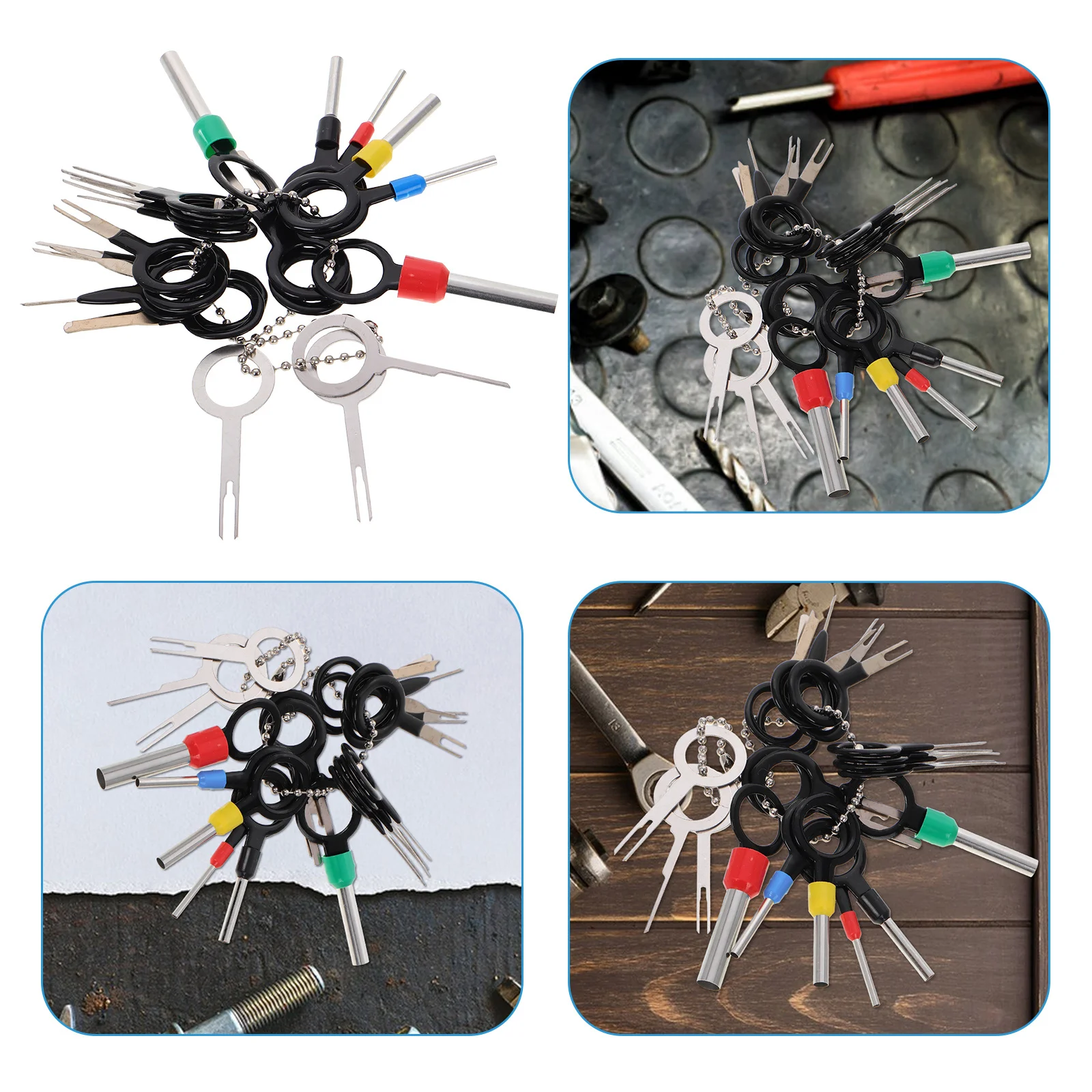 

21Pcs Terminal Electrical Connector Depinning Extractor Tools for Wire Repair Depinning