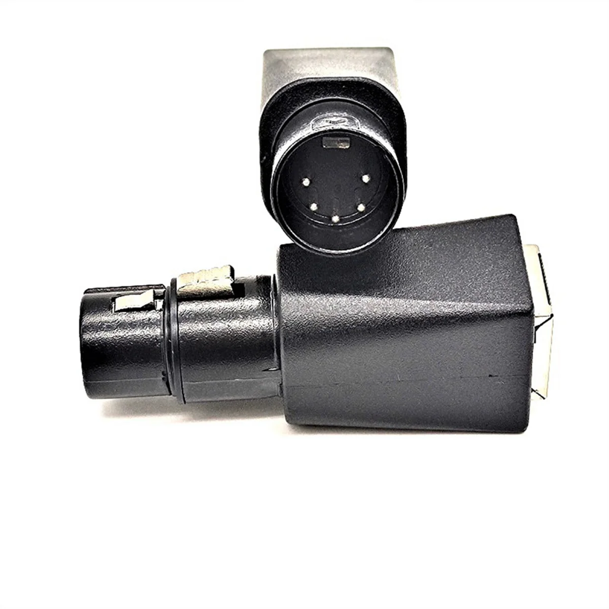 Conector DMX a RJ45 Ethernet, adaptador hembra y macho XLR de 5 pines para Audio y vídeo, 1 par