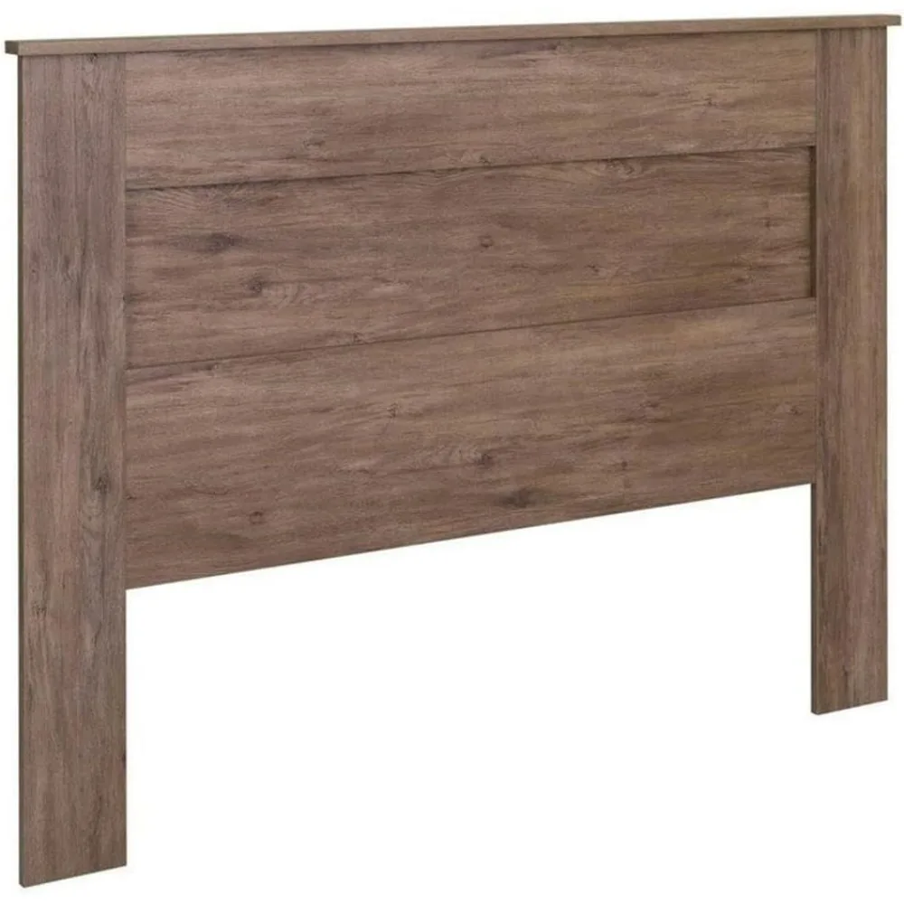 Stylish Flat Wood Panel Headboardn, Simplistic Wooden Headboard,Drifted Gray Easy Assemble,Headboardns Bedroom Furniture