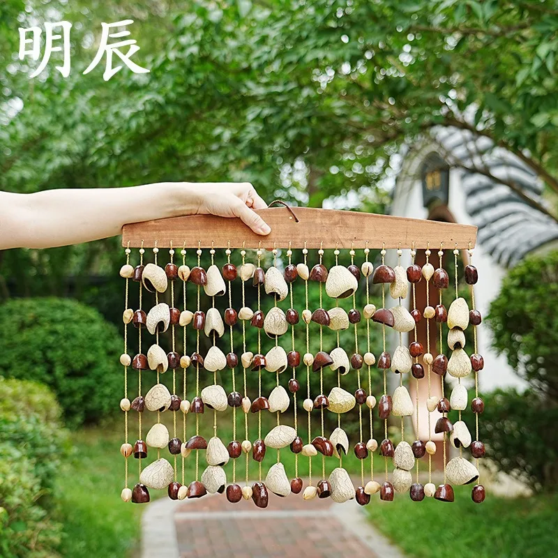 Bells and Four Fruits Mixed Husks (24 * 6 Pieces) Handmade Husks Indonesia Imported Fruit Sound Healing view 5