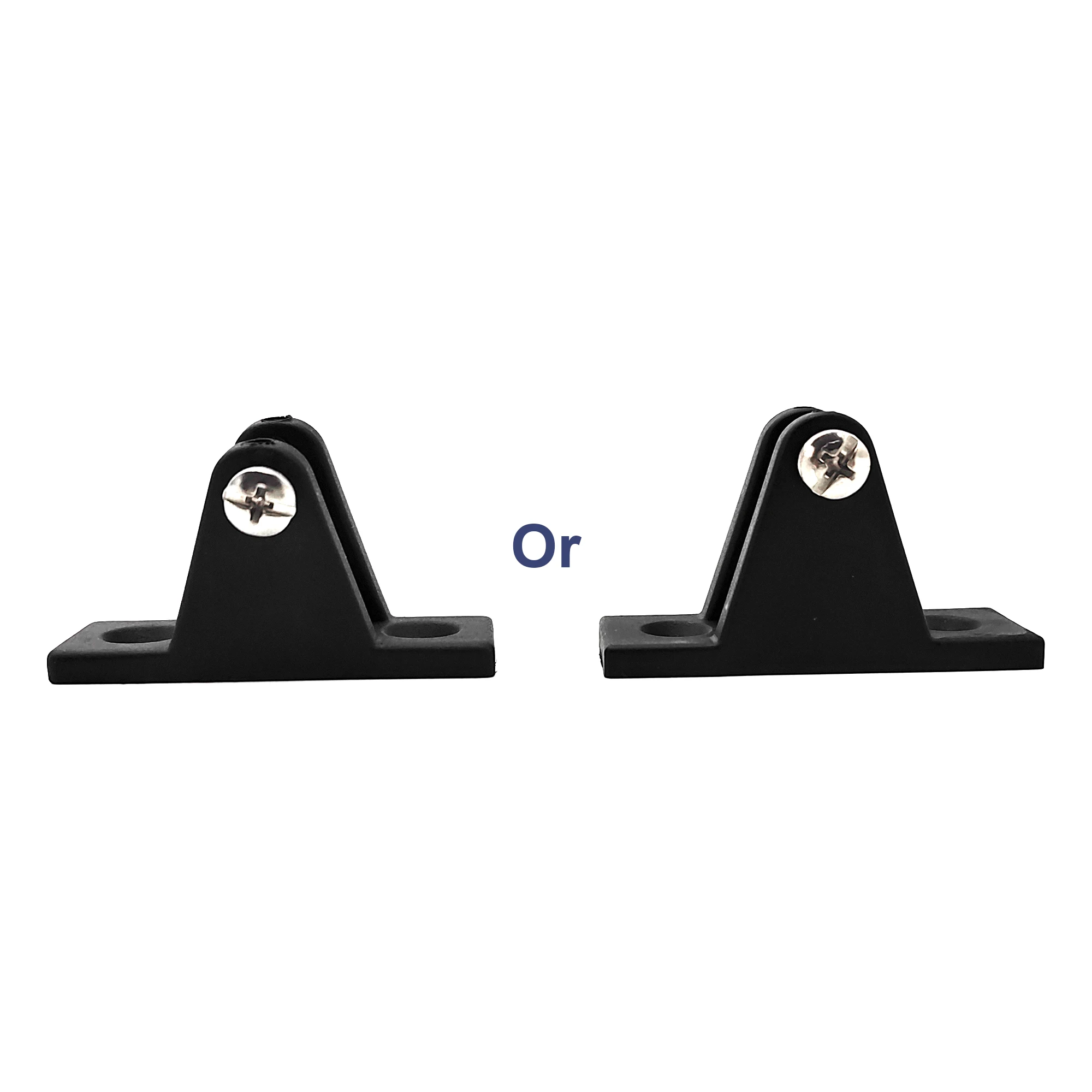 Bimini & Dodger Frame Hardware UV Stabilized Nylon Black Plastic Deck Hinge Marine Accessory Boat Yacht