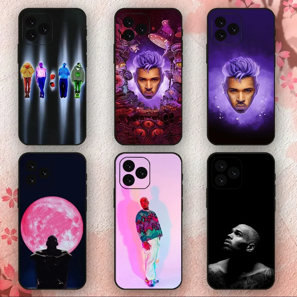 Singer Chris Brown 1111 Phone Case For iPhone 11 12 13 14 15 Mini Plus Pro Xs Max X S Plus XR Shell