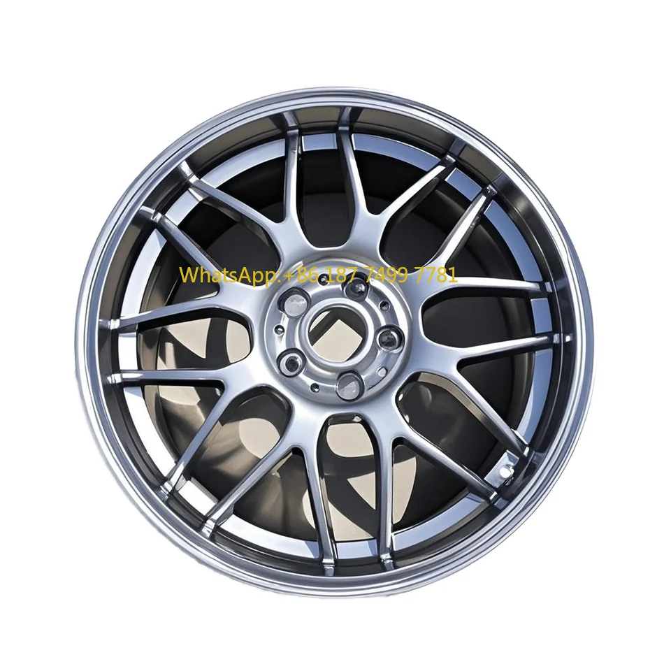 Roues en alliage filé JDM de 18 pouces, 5x108 5x112 5x114.3 5x120, jantes de voiture de passager de haute qualité