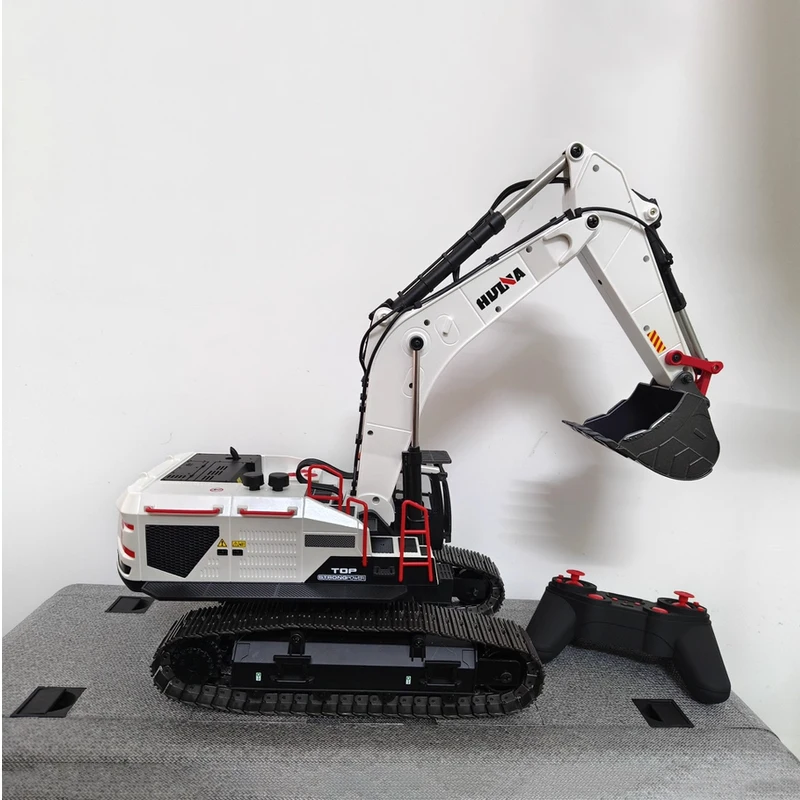 

Радиоуправляемый экскаватор Huina 594, полностью металлический, 1/14, электрический, 22 канала, модель строительной техники, подарок для детей