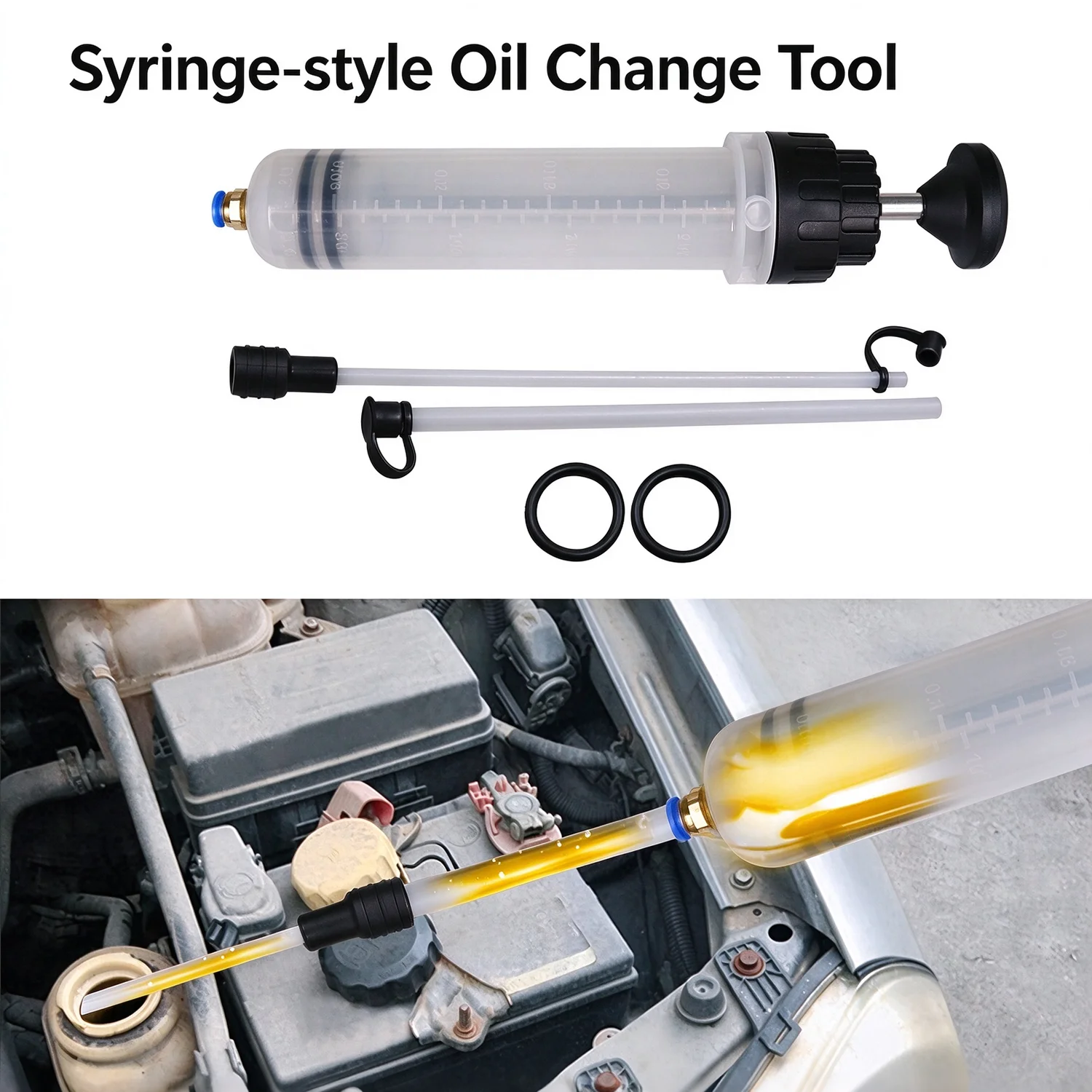 Bomba de jeringa manual para c - Brake Fluid reseña y precio