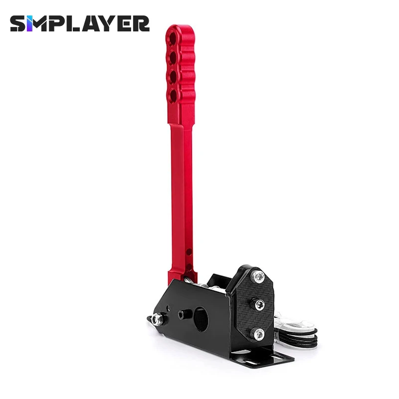 Simplayer USB Handbrake PC Game Handbrake (Black/Red/Blue) for Simagic MOZA Drifting and Rally Racing Games