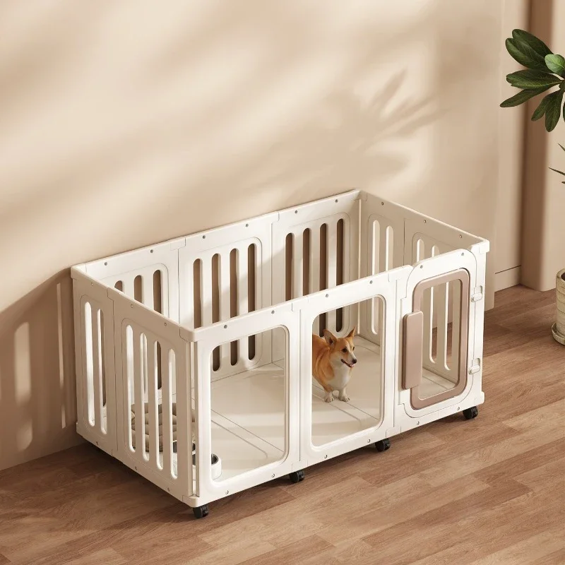 #Playpen Circle Dog Fence Extendable Indoor Modular Dog Fence Equipment Enclosure Supplies Stuff Accessoires Chien Pet Supplies