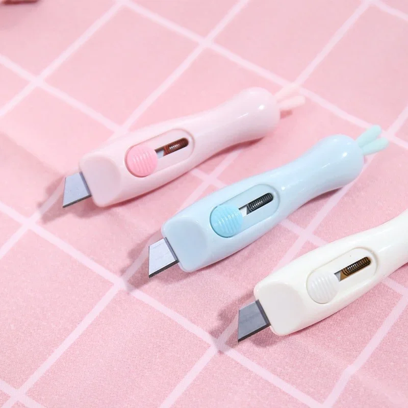 Mini Cutter Knife Cute Cartoon Cat Claw Clouds Creative Utility Knife Portable Cutter Parcel  Student Stationery Office Supplies