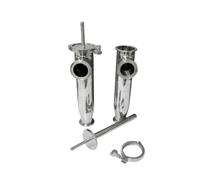 Sanitary 304 Stainless Steel Magnetic Pipeline Filter for Liquid Slurry