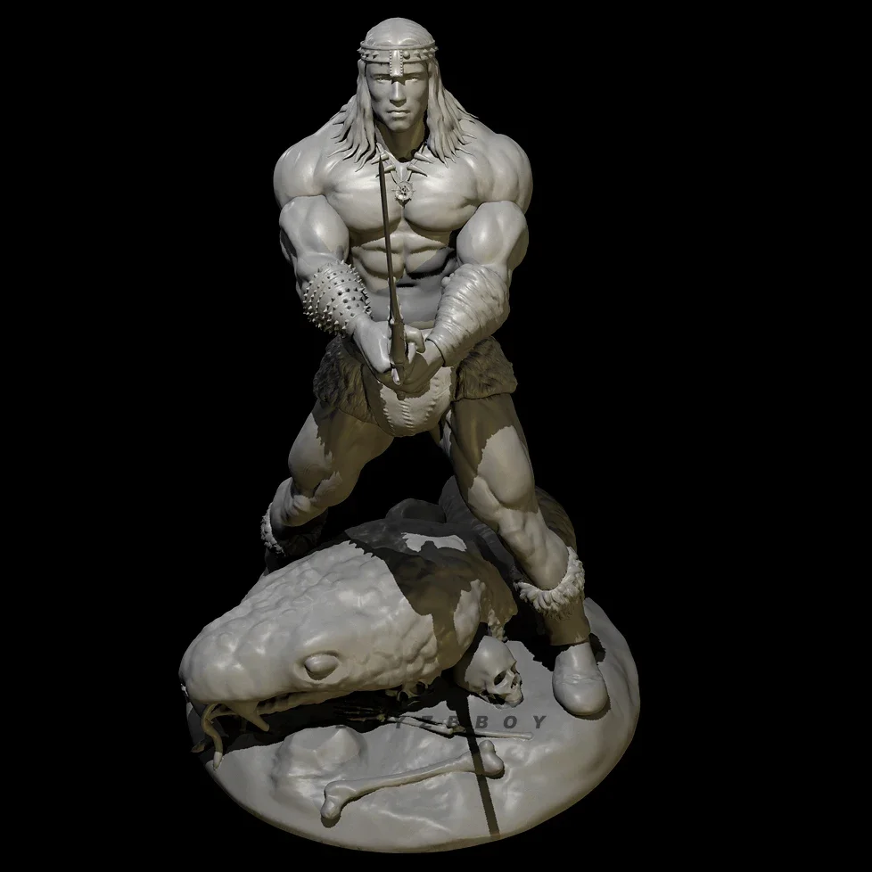 

The height of man 50mm 75mm 100mm Resin model kit self-assembly and coloring TD-6655/3D