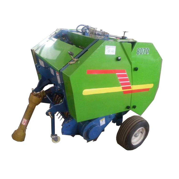 New Style High Working Efficiency Tractor PTO Use Hay Round Baler Straw Baler Machine Grass Round Baler