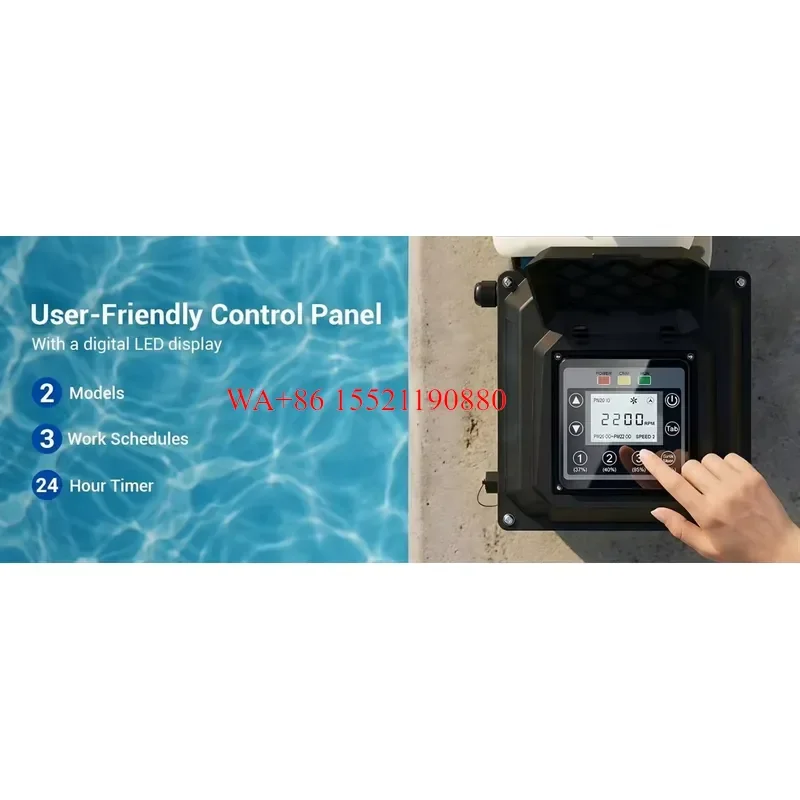 WMWMNU for 2.2Hp Hot Selling Electric Water Pump Machine Powerful Variable Frequency Swimming Pool Pump on Sale