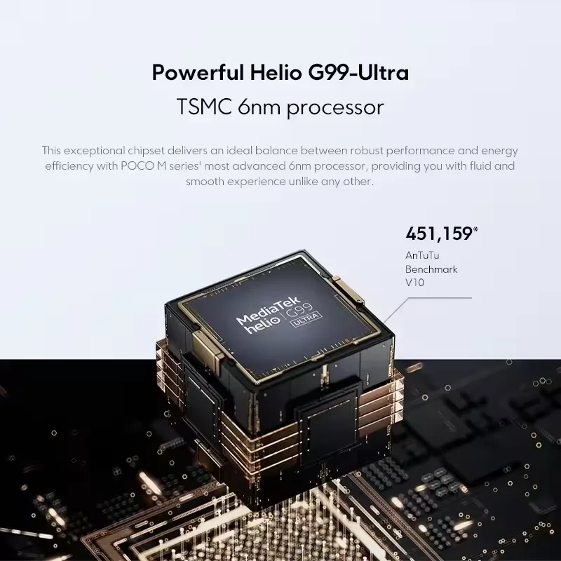 Global Version POCO M6 Pro Helio G99 Ultra 64MP Triple Camera with OIS 67W turbo charging 120Hz Flow AMOLED DotDisplay image 3
