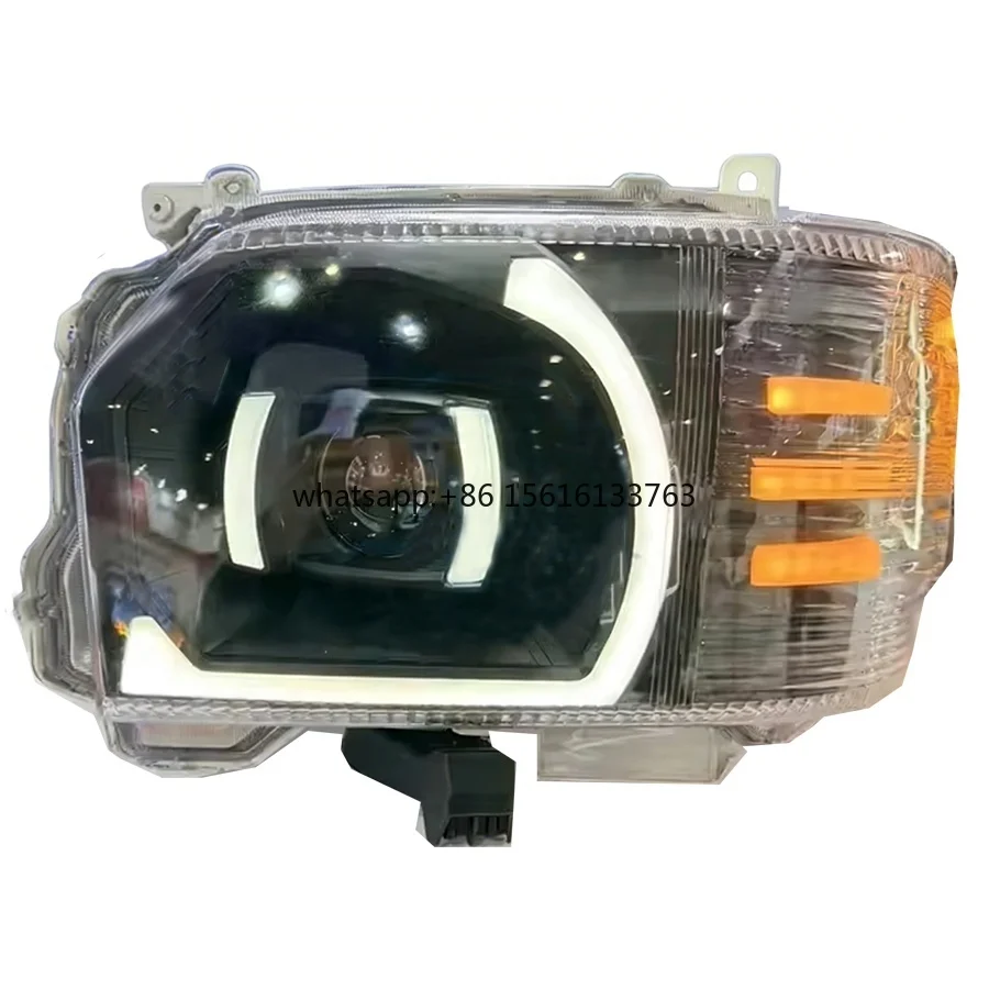 

Bus KDH200 2014-2018 Angel Eye LED Head Light Assembly 81170-26420 Black LED DRL Head Lamp Parts 81130-26420