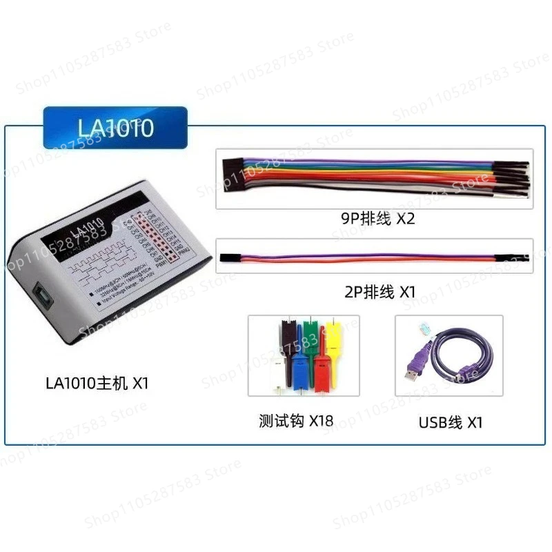 Logic Analyzer LA1010 16-Channel 100M Sampling Rate MCU Embedded Analysis Sharp